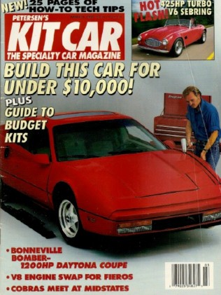 KIT CAR 1992 MAR - 1200HP BONNEVILLE DAYTONA COUPE, HOW-TO TECH TIPS*